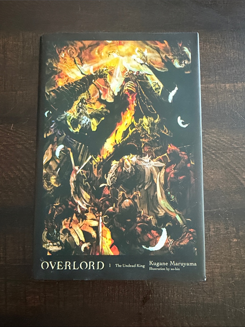 Overlord Volume 1 Hardcover - Black and Gold Cover